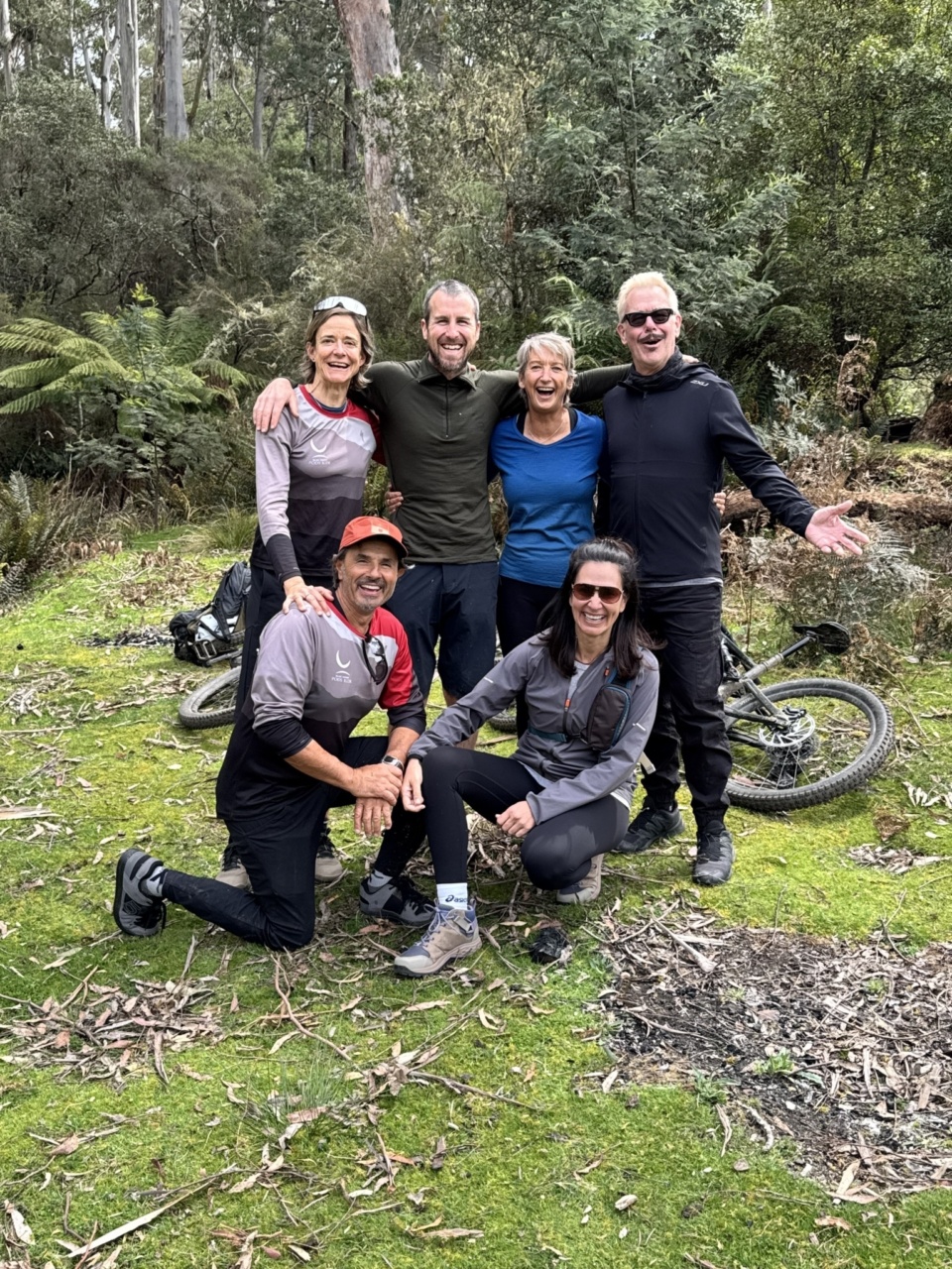 Layne, Kirk, John and Carina with Experience Leaders Steve and Dani.