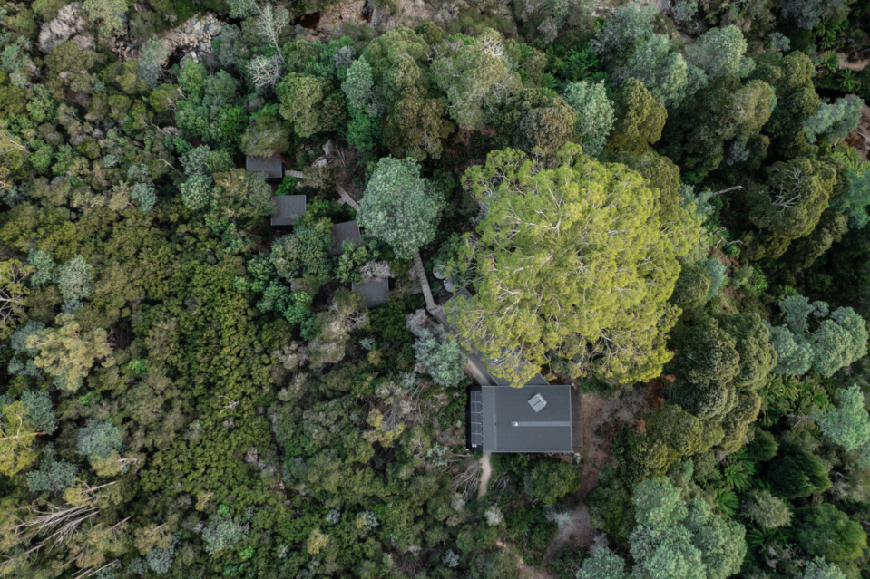 Birdseye View of our Pods and Hub