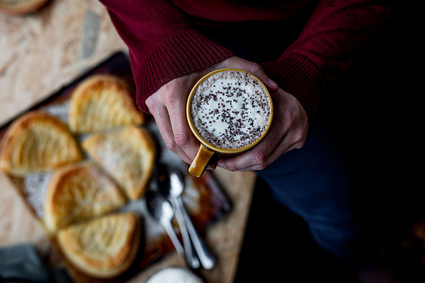 Warm nourishing food part of your stay at Blue Derby Pods Ride.