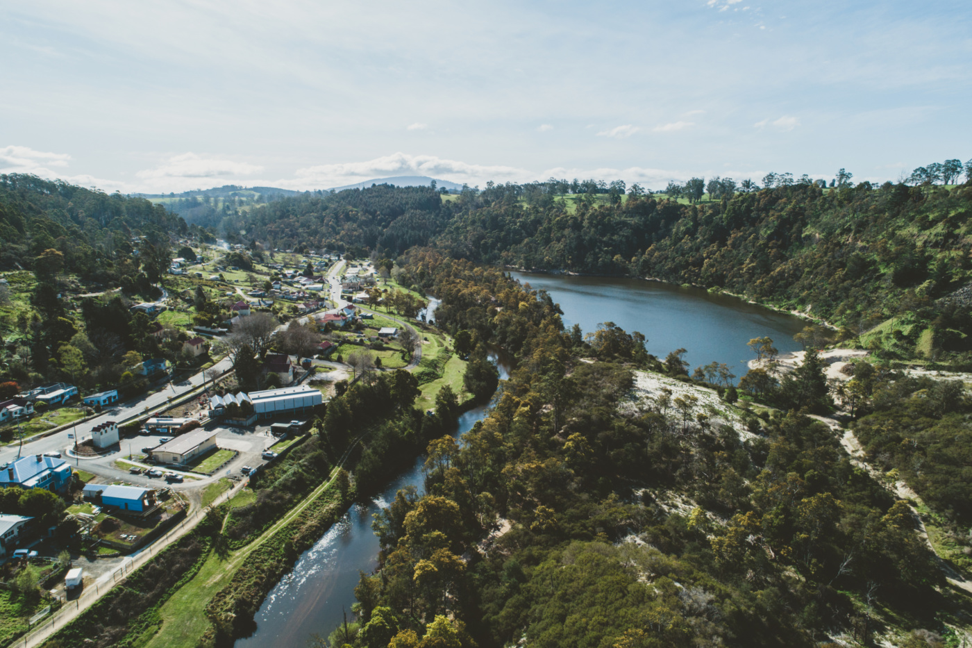 Blue Derby Pods Ride Derby Lake Ringarooma River Tas