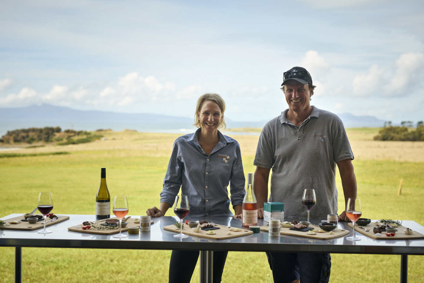 Tasman Sea Salt Owners - Chris Manson and Alice Laing