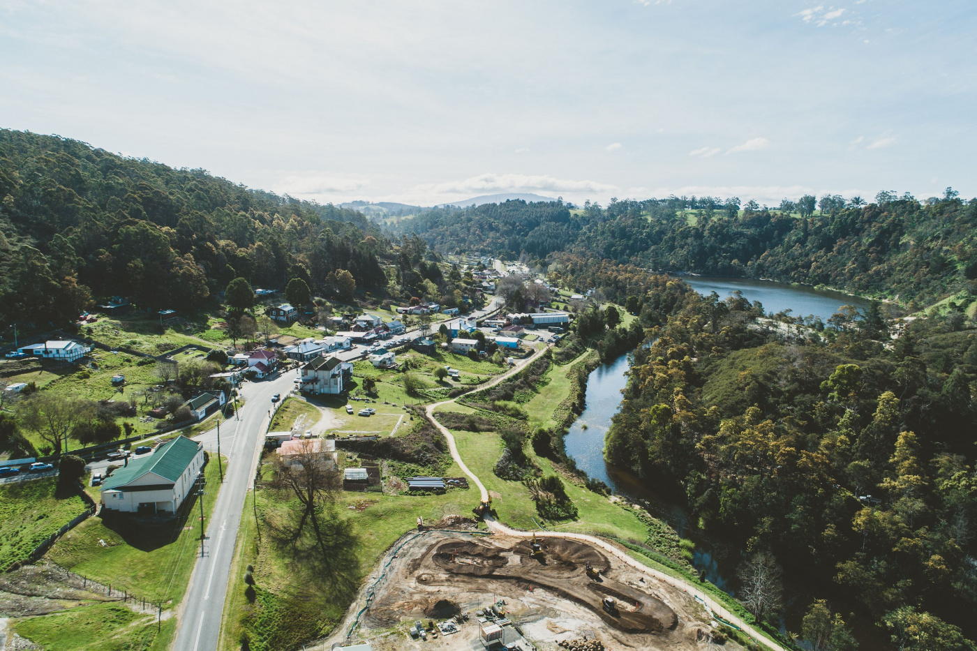 Derby, Tasmania and the Derby Lake